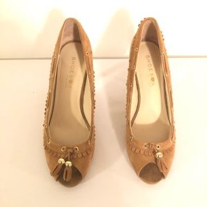 Shoe Box Women’s New York Brown Heels Size 9 1/2 W